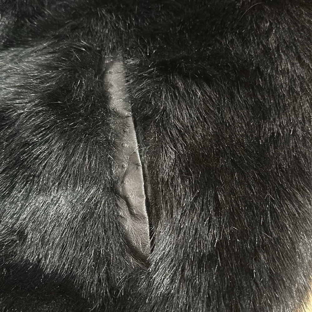 Excelled Leather Reversible Faux Fur & Leather Coat size 4X - Picture 10 of 15